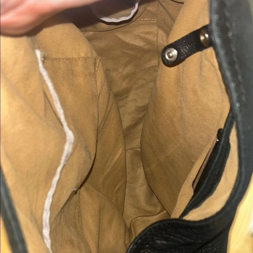 Jimmy Choo Authentic Sky Black Leather Hobo‎